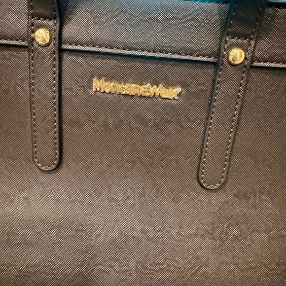 Montana West Dark Brown Satchel - Picture 2 of 4